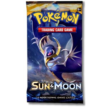 Pokemon Sun & Moon Base Booster Pack - trading card